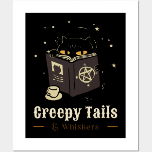 Creepy Tails & Whiskers Posters and Art